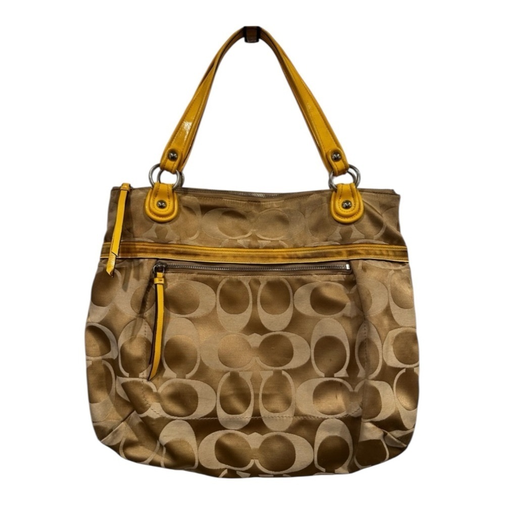 Coach Poppy Signature Tote - Picture 2 of 13